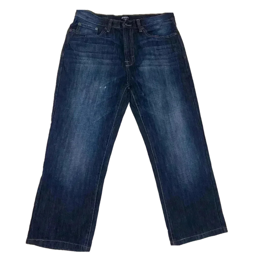 Bluenotes Loose fit  denim for men 32x24”. (Hem cut) casual jeans